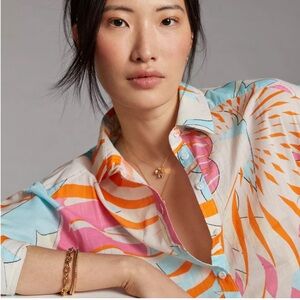 Anthropologie MAEVE
Katia Two-toned Buttondown In Blue